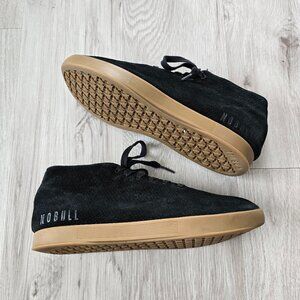 NOBULL | Mid Trainers black suede sporty gumsole sneakers | MENS 12